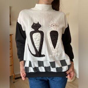 Vintage cat pullover/sweater